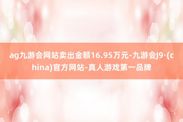 ag九游会网站卖出金额16.95万元-九游会J9·(china)官方网站-真人游戏第一品牌