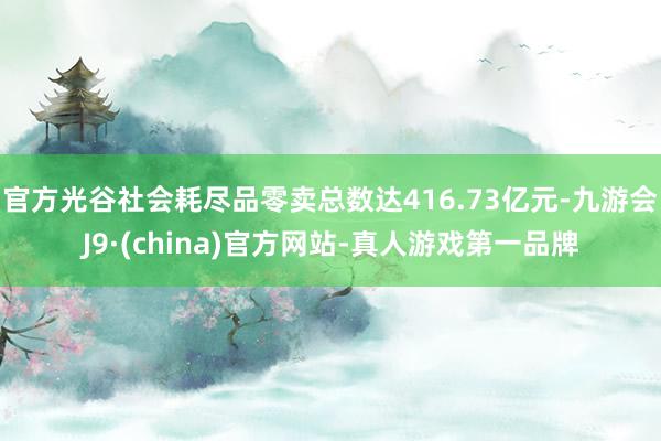 官方光谷社会耗尽品零卖总数达416.73亿元-九游会J9·(china)官方网站-真人游戏第一品牌